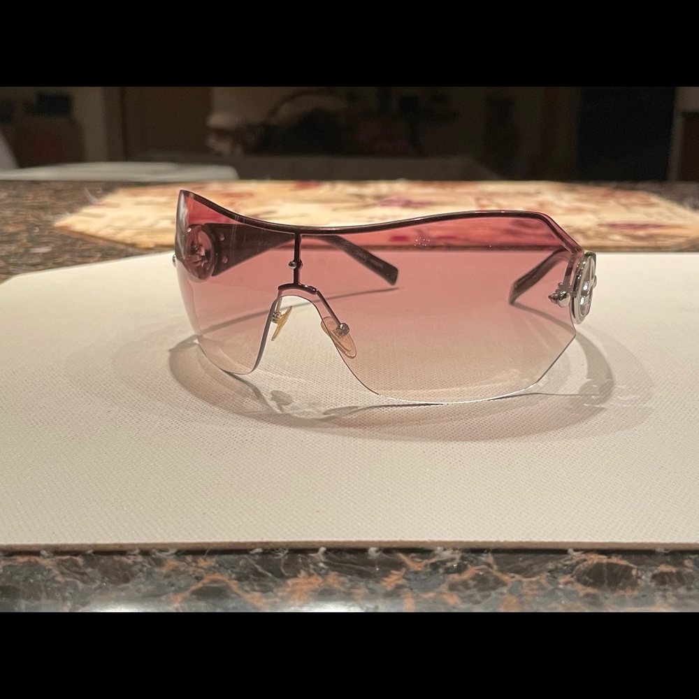 💯Auth Giorgio Armani Shield Wrap Sunglasses New
